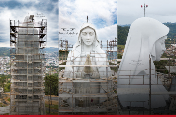 estátua Nossa Senhora de Lourdes